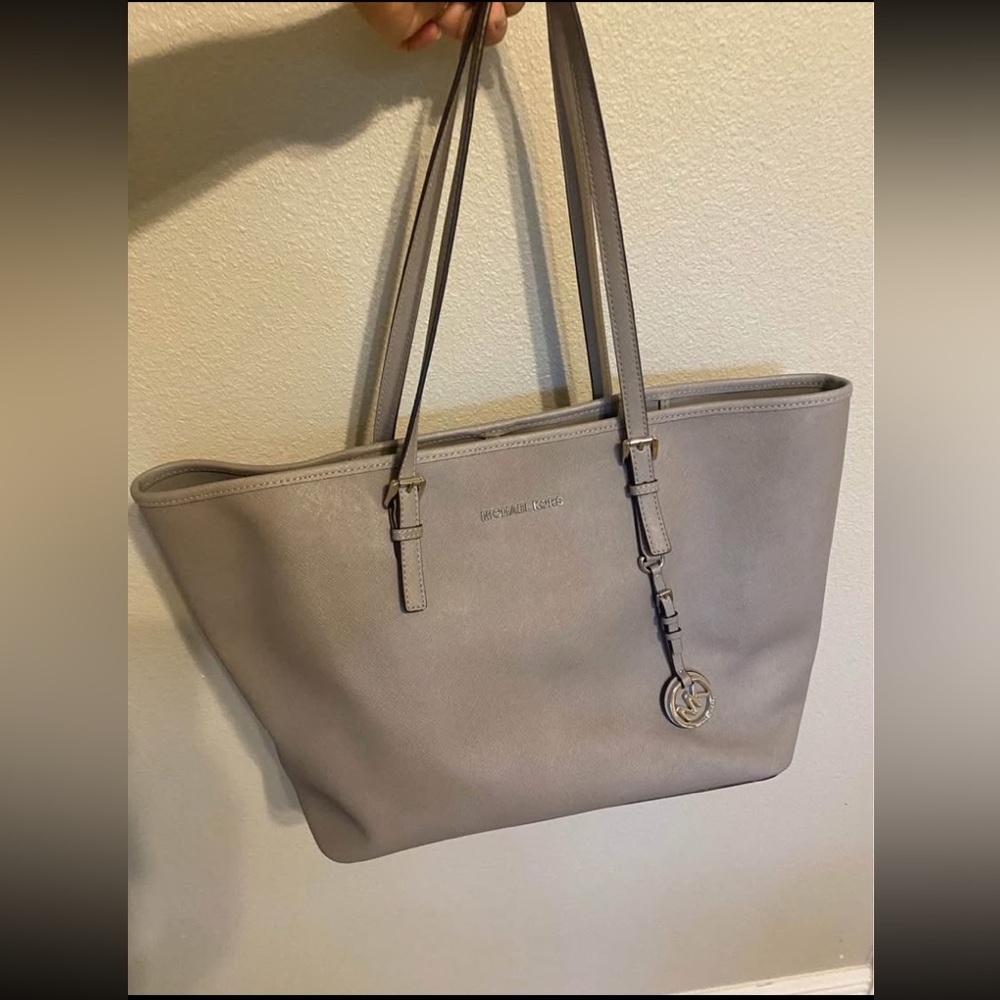 Michael Kors gray Tote Bag